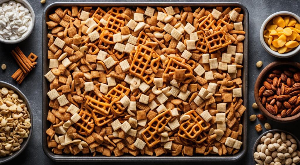 Chex Mix preparation process