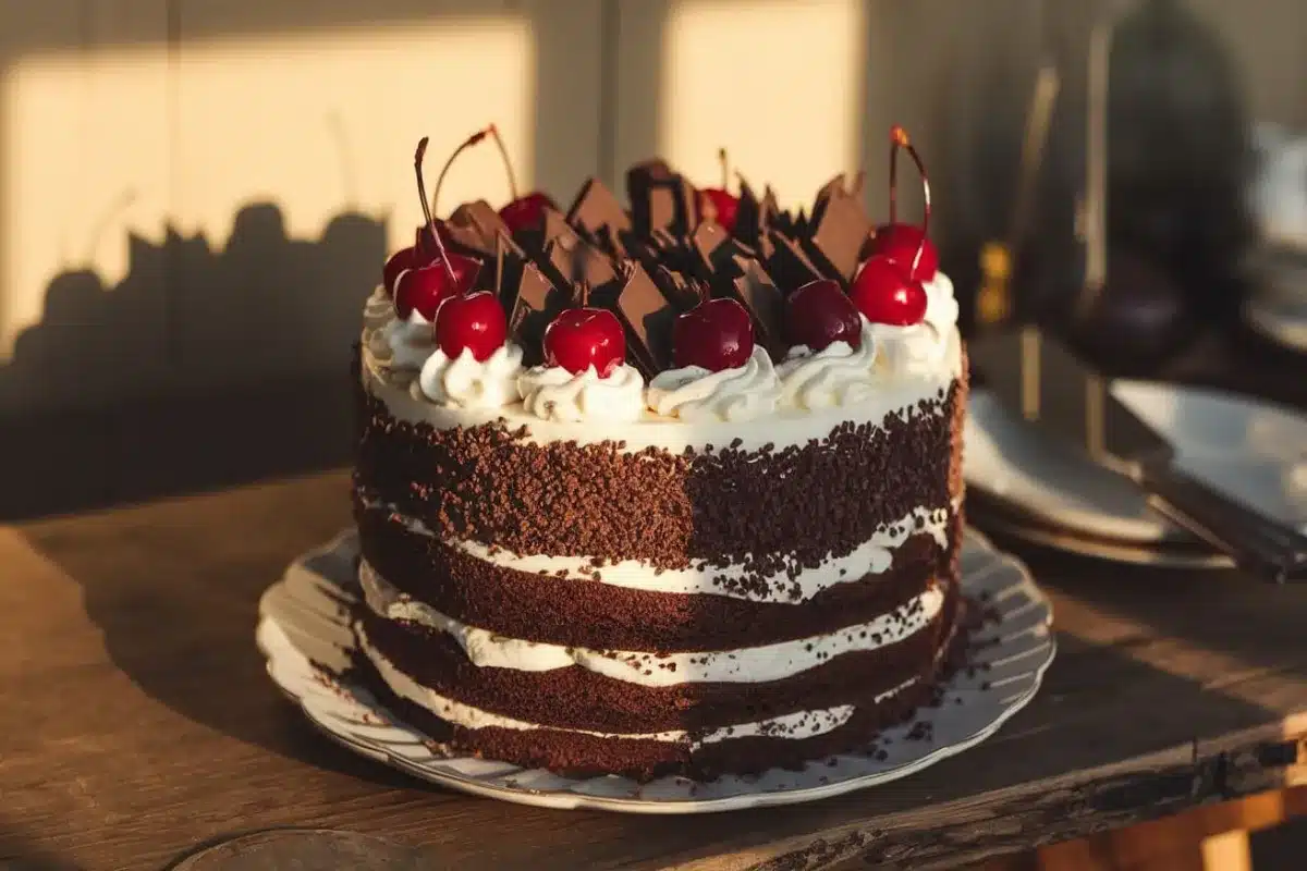 How does Black Forest cake get its name?