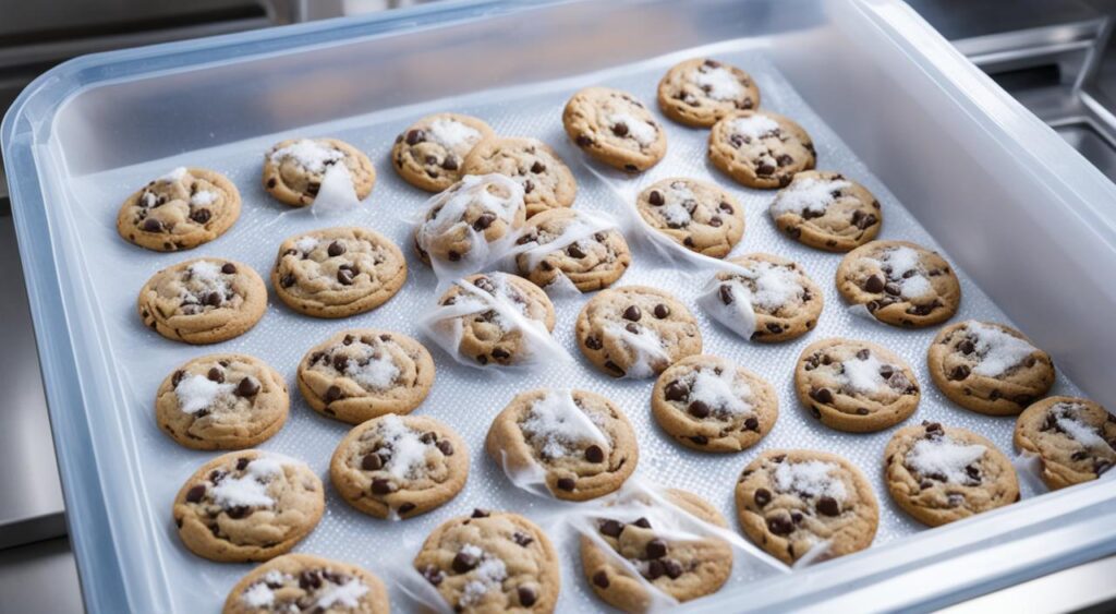 freezing chocolate chip cookies