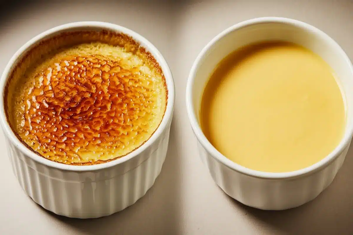 Is crème brûlée the same as custard?