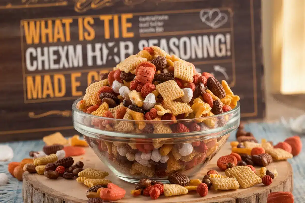 What is the Chex Mix seasoning made of?