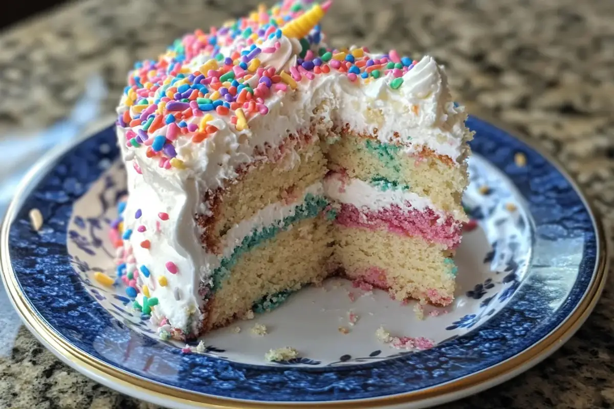 unicorn birthday cake