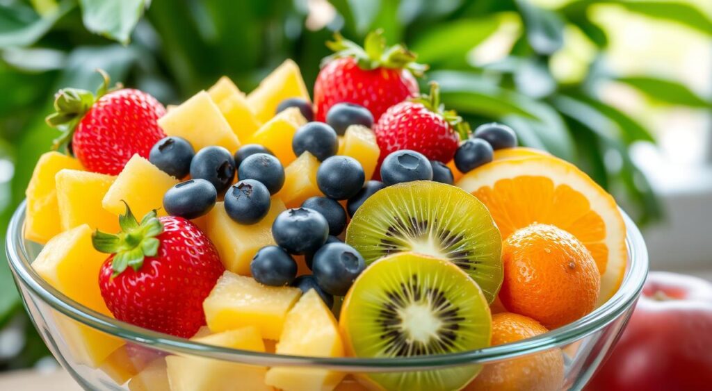 Assortment of fresh fruits