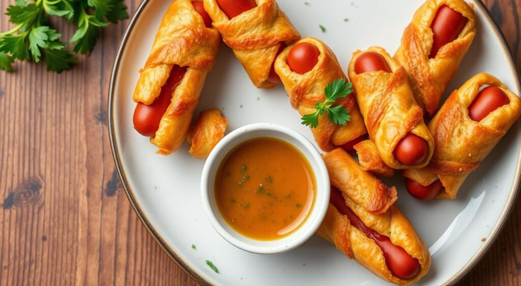 air fried mini hot dogs