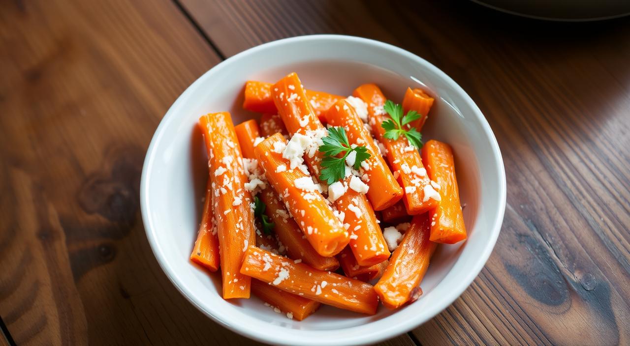 air fryer baby carrots parmesan