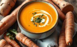 Creamy Carrot and Sweet Potato Soup Recipe