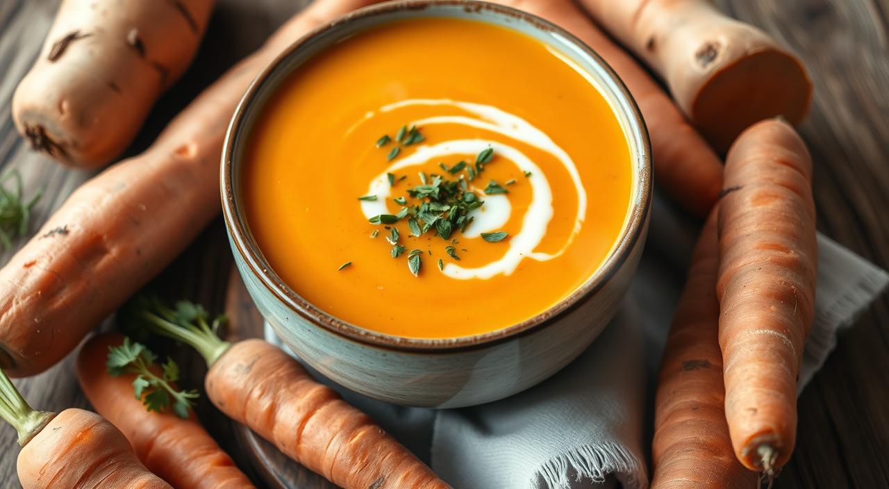 carrot and sweet potato soup