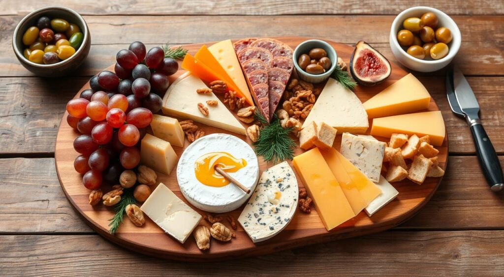 cheese plate arrangement