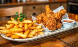 chicken and chips: make it easy at home