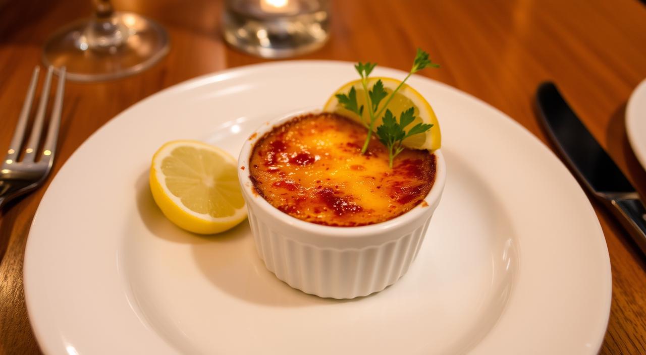 crab brulee recipe