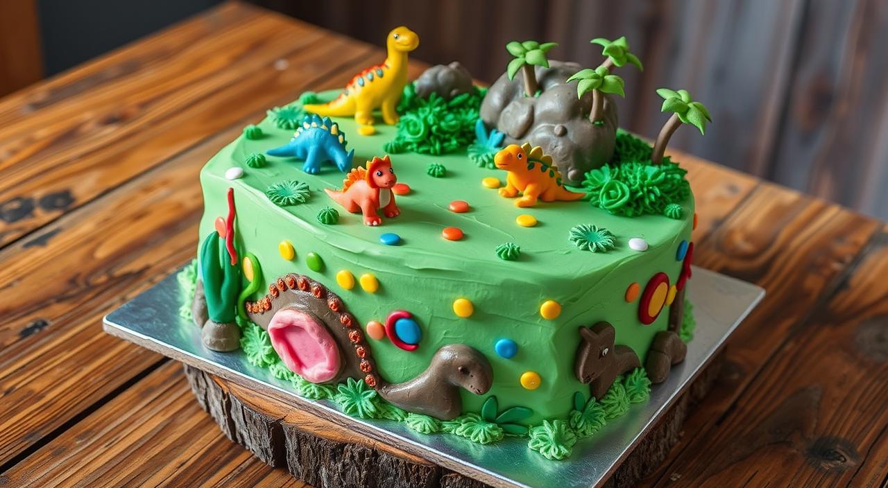 dinosaur cake