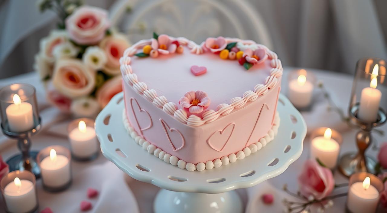 heart cake