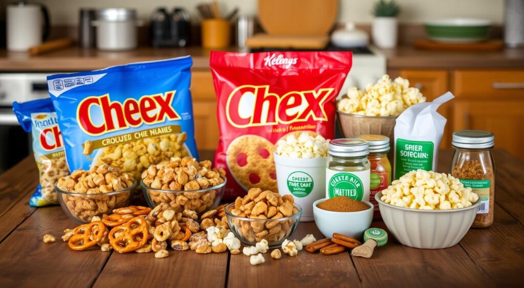 homemade chex mix ingredients