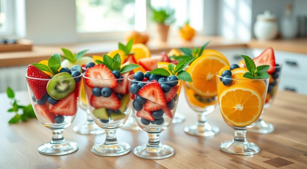 homemade fruit cups