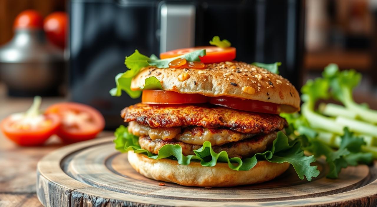 turkey burger air fryer