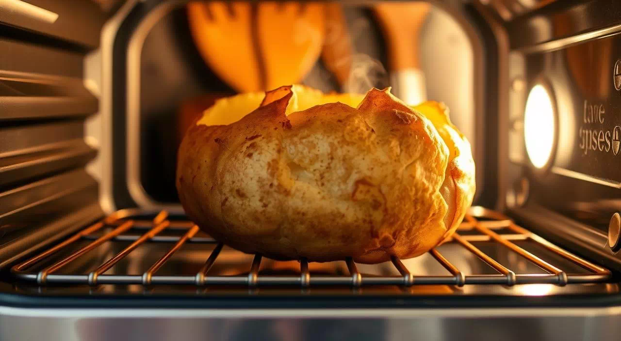 baked potato in toaster oven