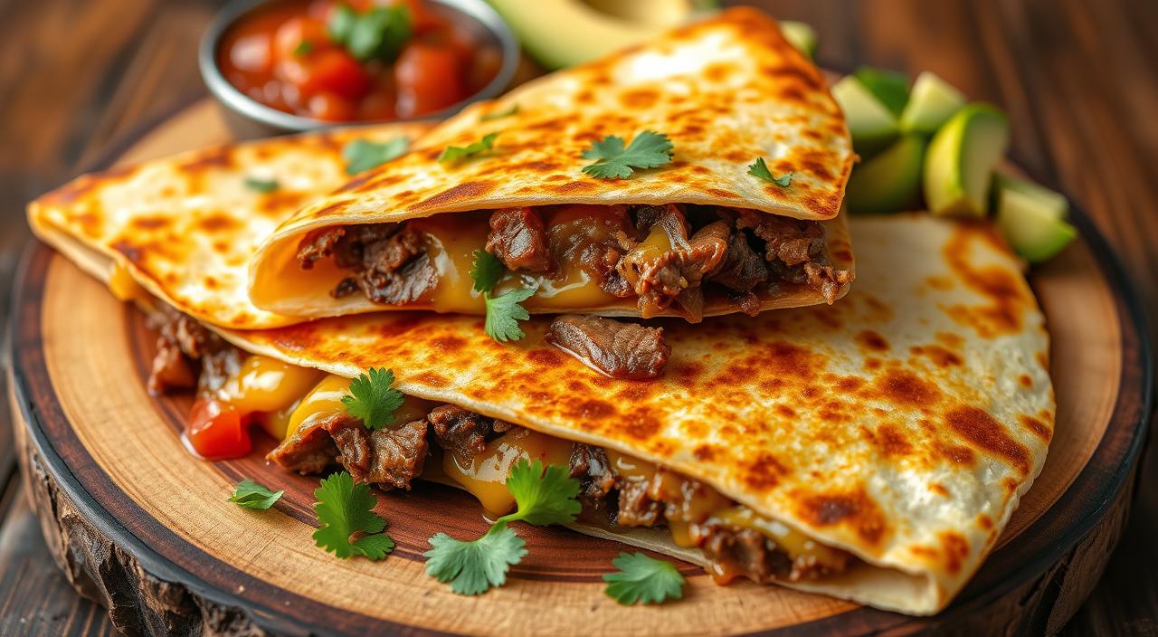 brisket quesadilla