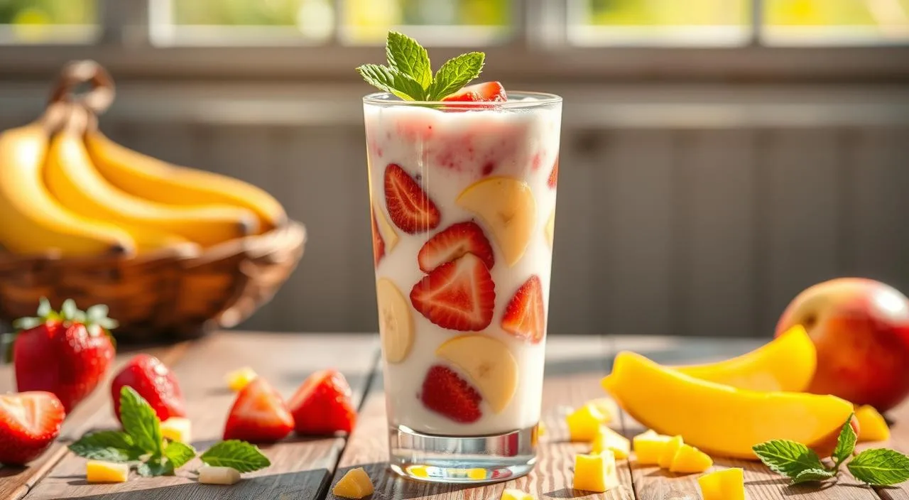 Fresh Fruit Milk: A Deliciously Refreshing Summer Drink