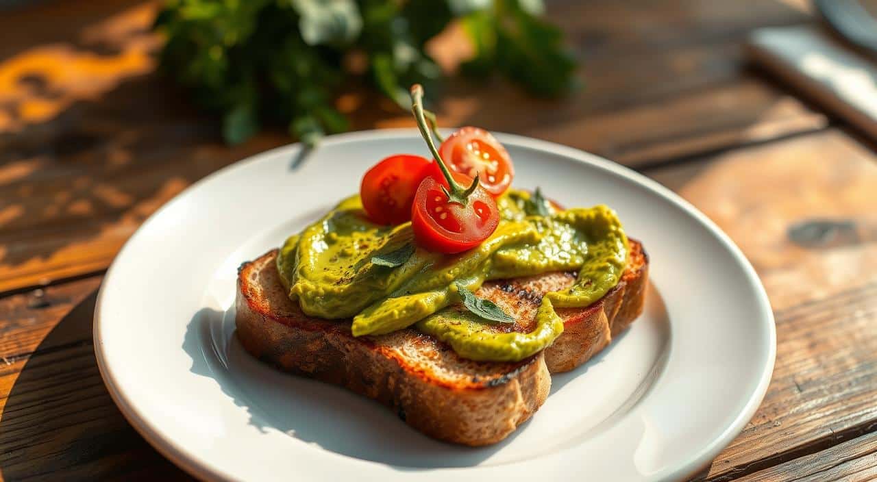 grilled avacado bread