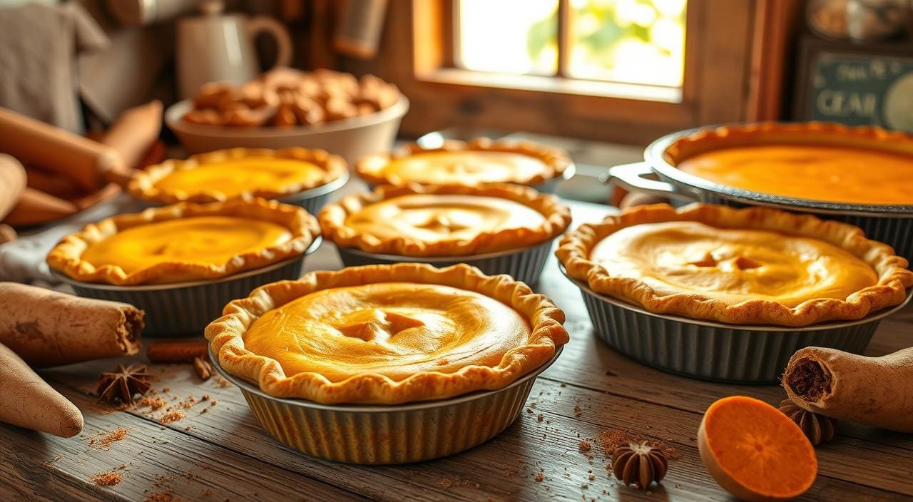 homemade sweet potato pies